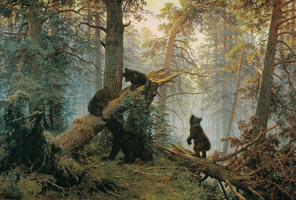 Иван Шишкин. Утро в сосновом лесу, 1889.