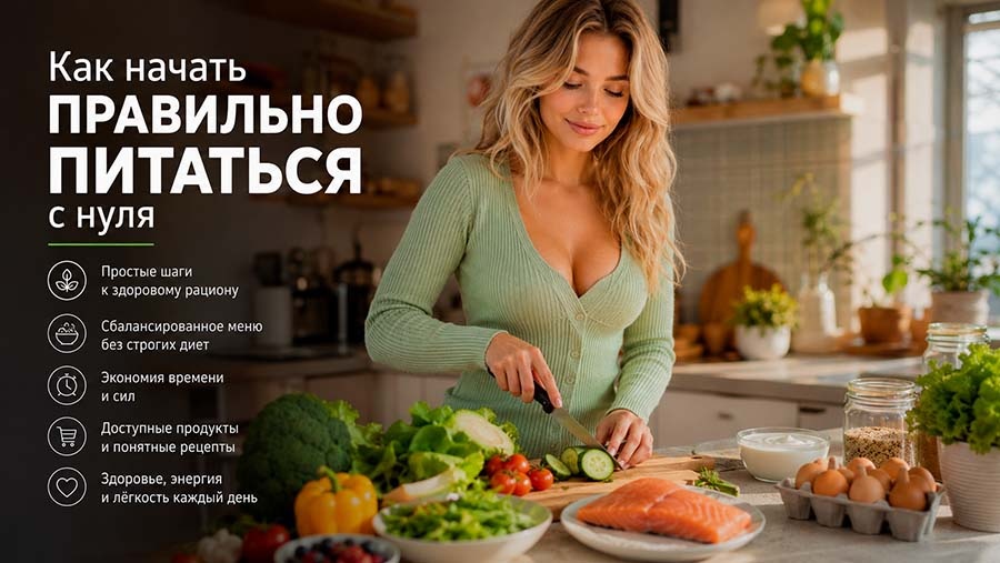 Большинство людей бросают «правильное питание» уже через пару недель. Разбираем, как реально изменить рацион без жёстких запретов, голодовок и постоянных срывов.