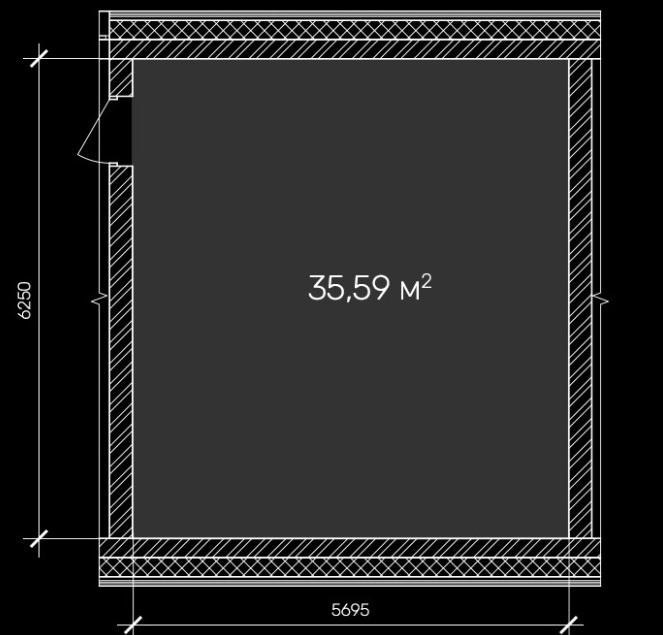 План исходного помещения