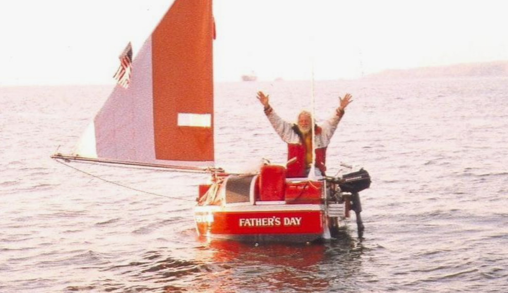 Хьюго Вилен на лодке Father’s Day.