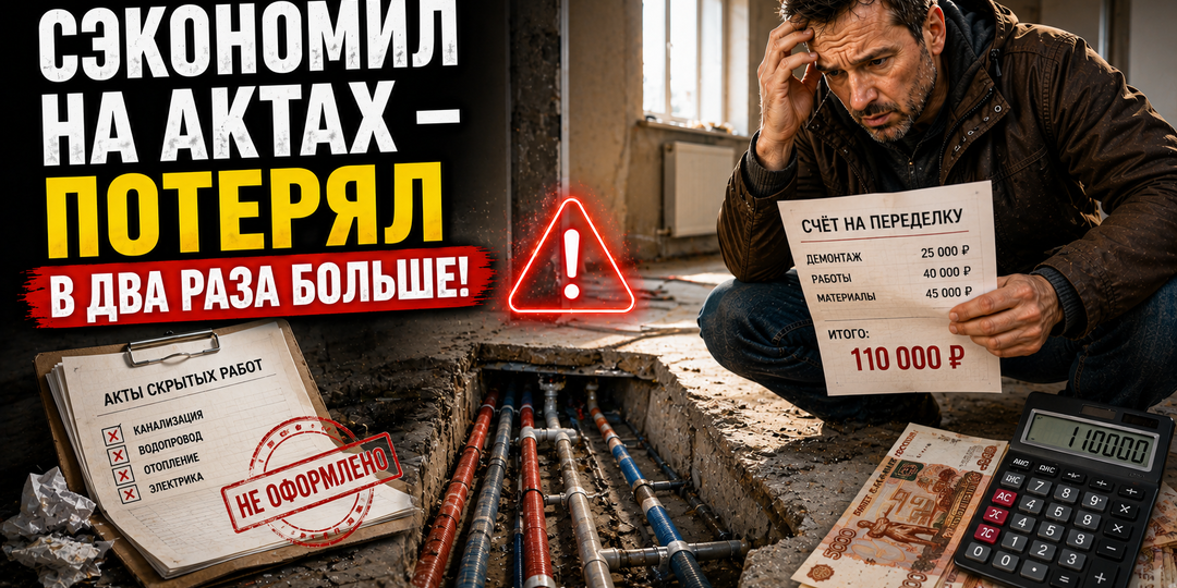 Как зря сэкономленные копейки на бумагах превратились в крупные траты на переделку