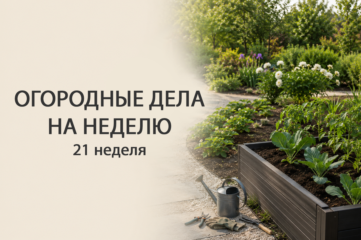 Огородные дела на неделю. 21 неделя