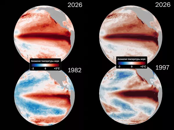 © ECMWF/NOAA
Аномалия температуры моря