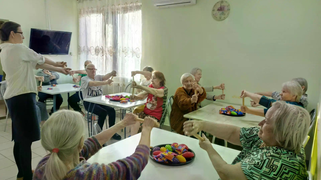 Занятия в пансионате «Семь сердец» в Копейске