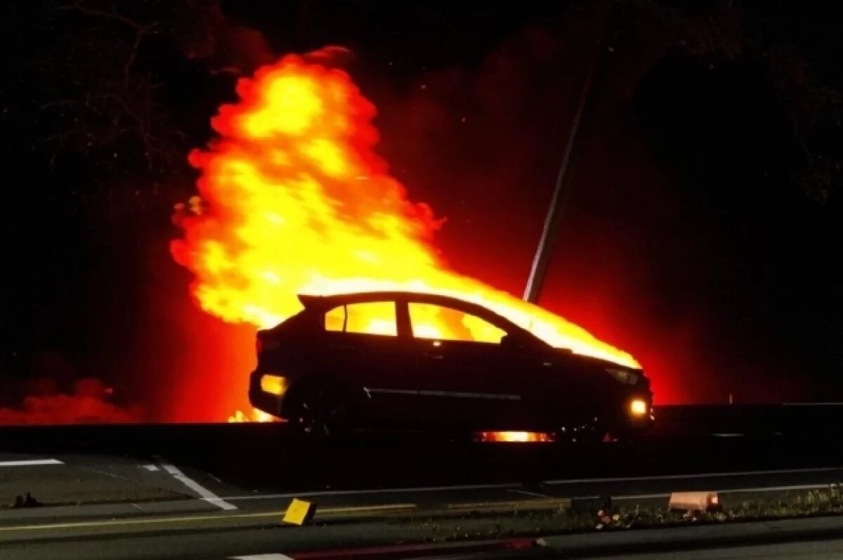    С начала года в Омской области сгорели 95 автомобилей