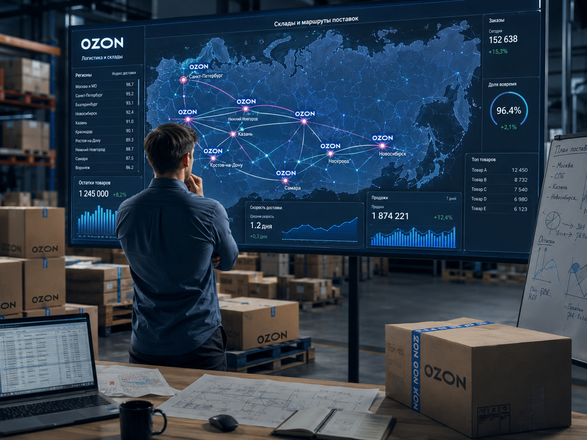 на какие склады Ozon отправлять товар