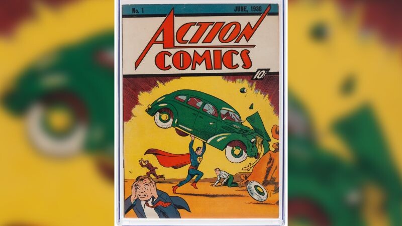 Комикс Action Comics №1 1938 года — первое появление Супермена