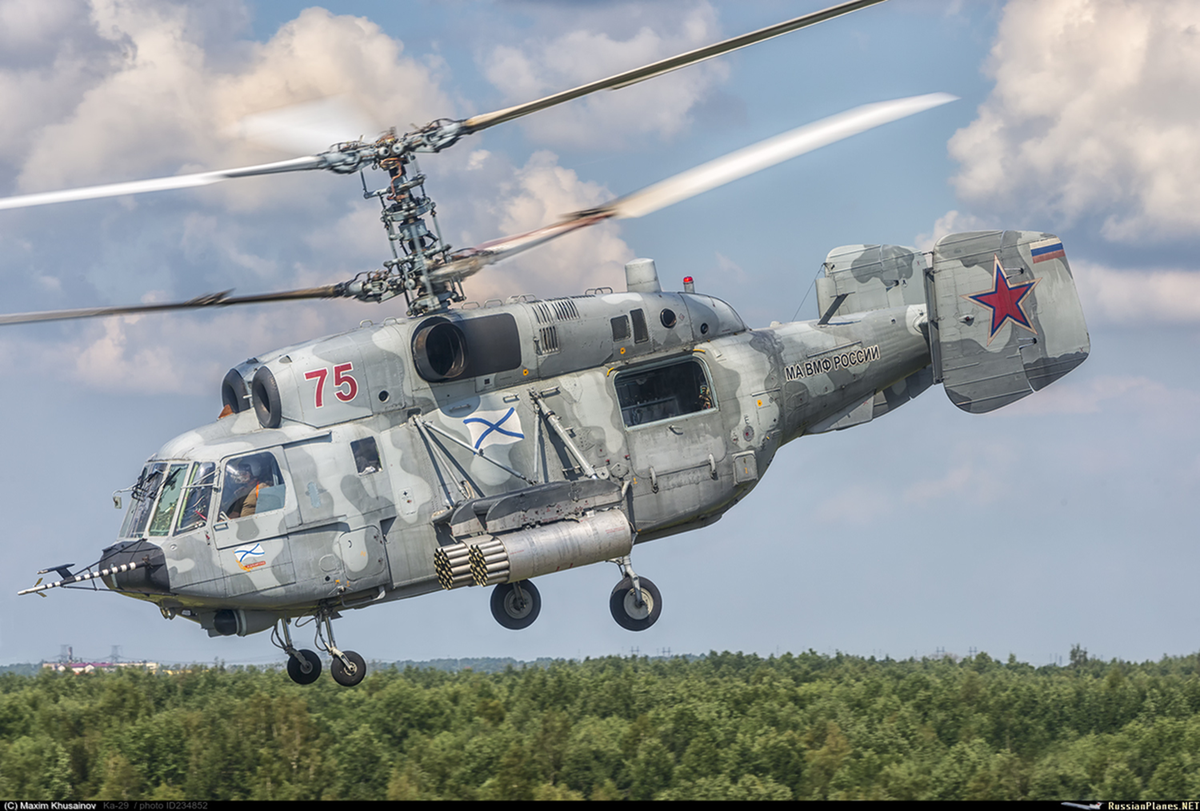 Корабельный-транспортно боевой Камов - Ка-29 - Россия (СССР)