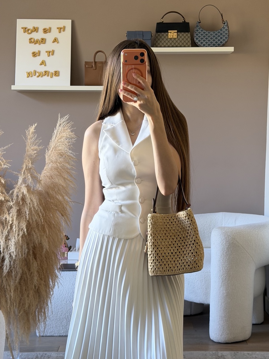 Сумка Louis Vuitton All In BB из рафии  оригинал
