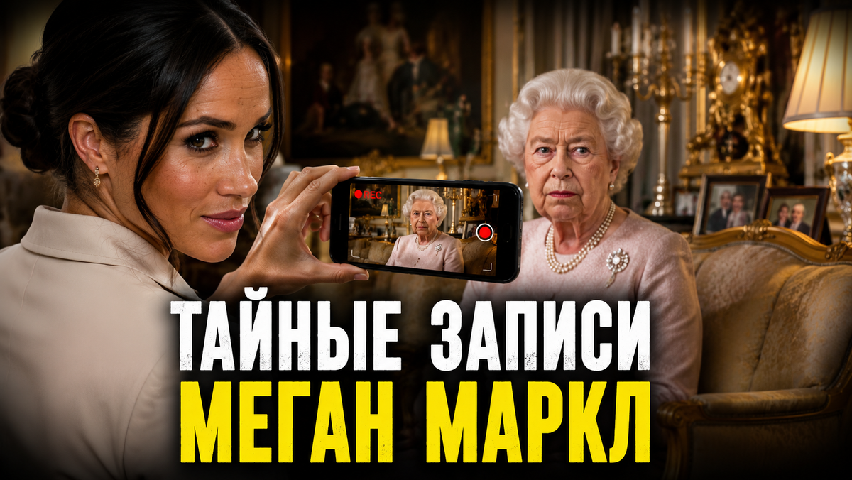 Как Меган Маркл тайно записывала королеву Елизавету II?