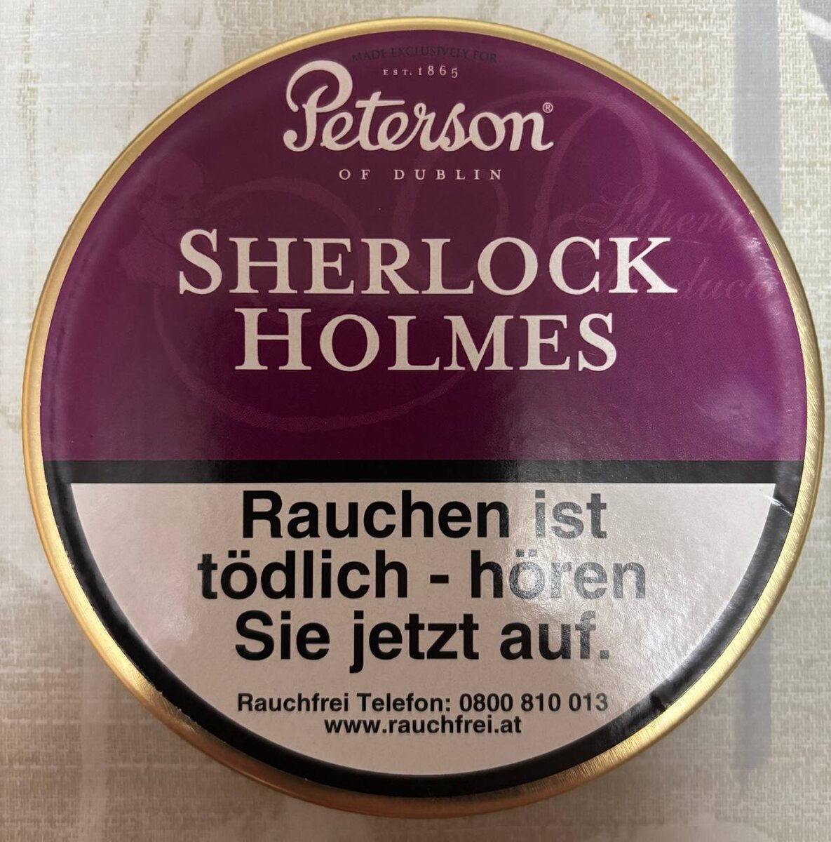 Дегустация - трубочный табак Peterson Sherlock Holmes