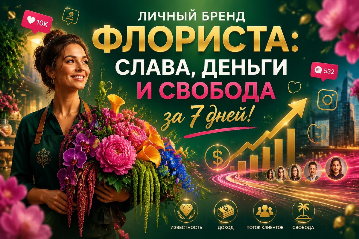 Как флористу начать сольную карьеру! 