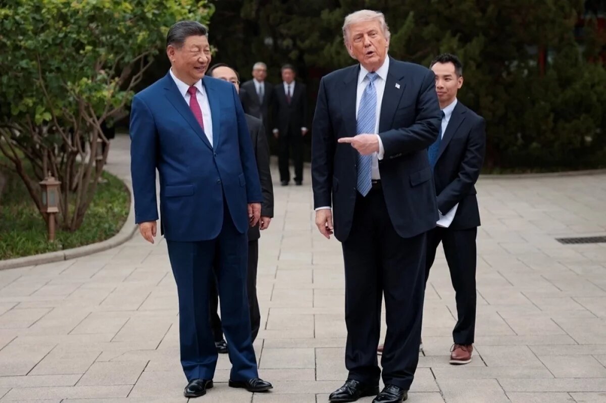    Си Цзиньпин и Дональд Трамп.