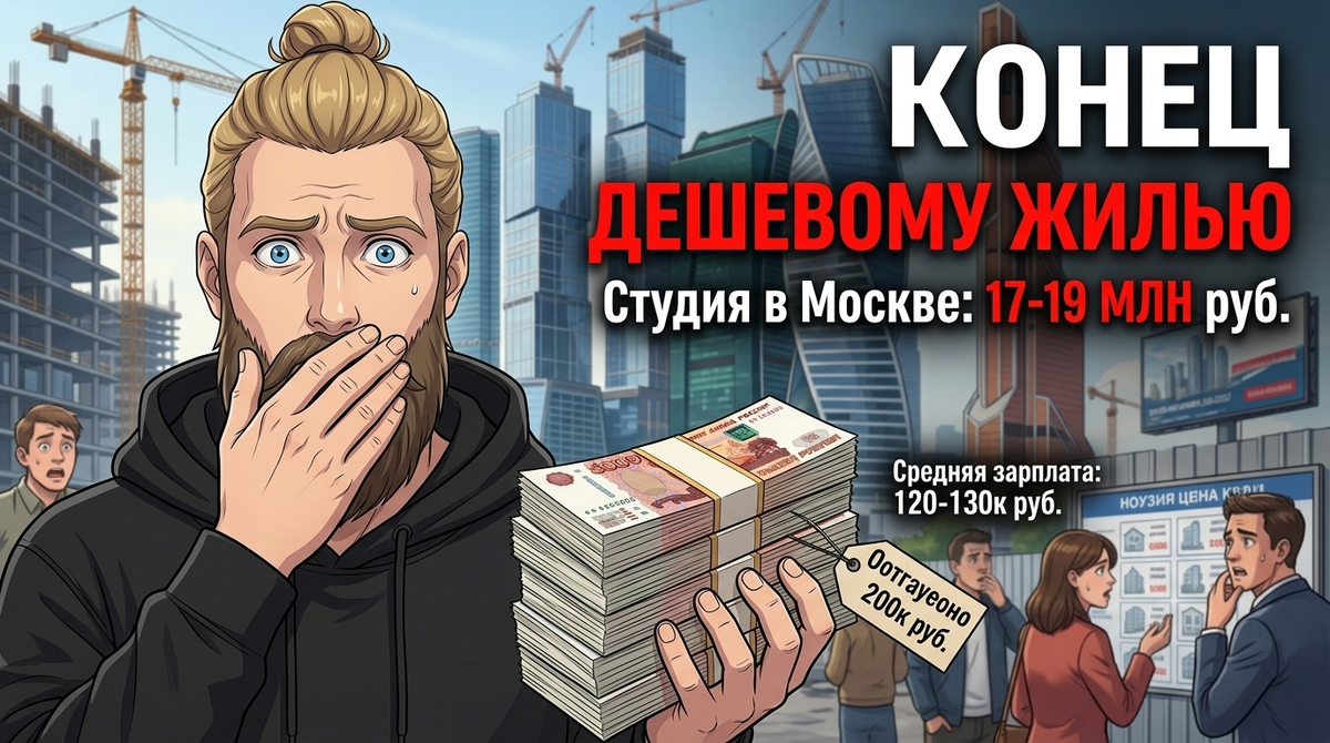 В Москве живут только сверхбогатые? 5 фактов о зарплатах и ценах на жилье в столице