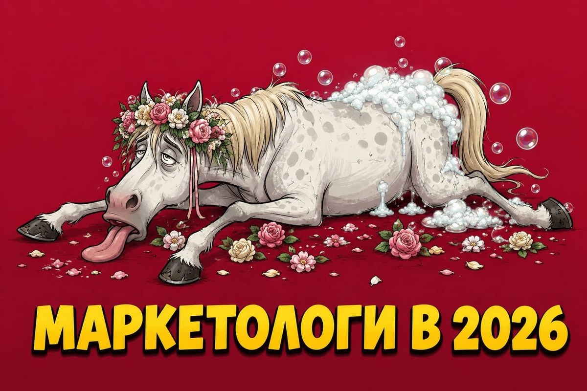Ощущение многих спецов в 2026-м. Как свадебная лошадь: голова в цветах, а попа в мыле