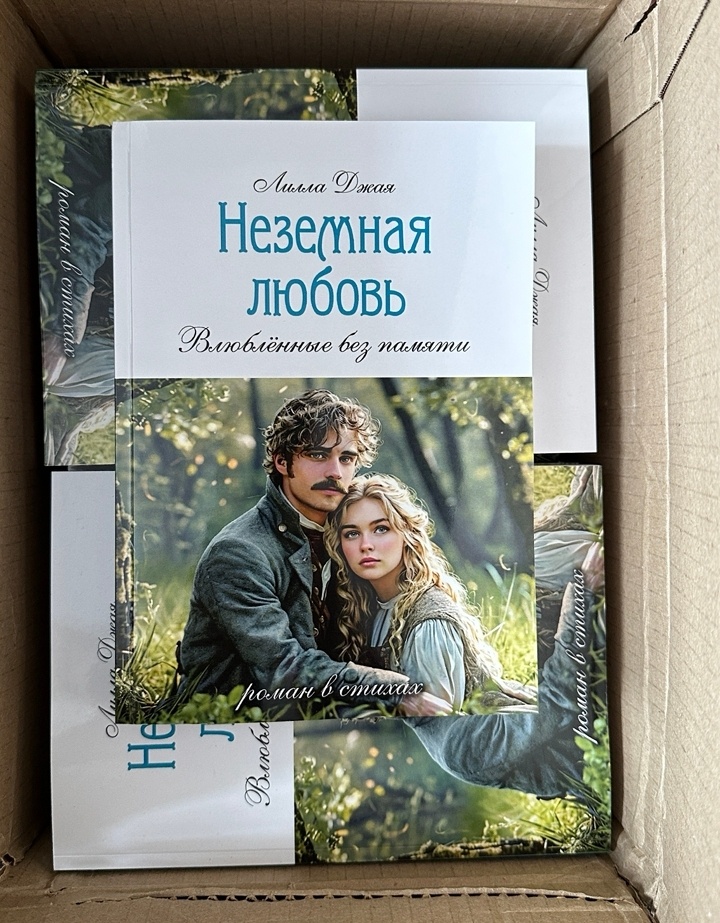Свежий тираж моего романа "Неземная любовь"
