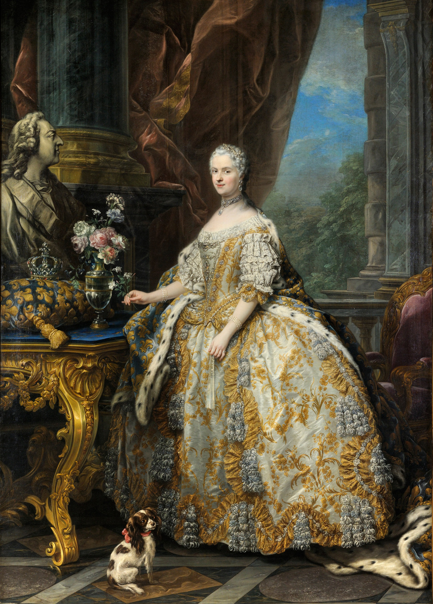 Мария Лещинская, королева Франции (1703–1768). Карл ван Лоо. 