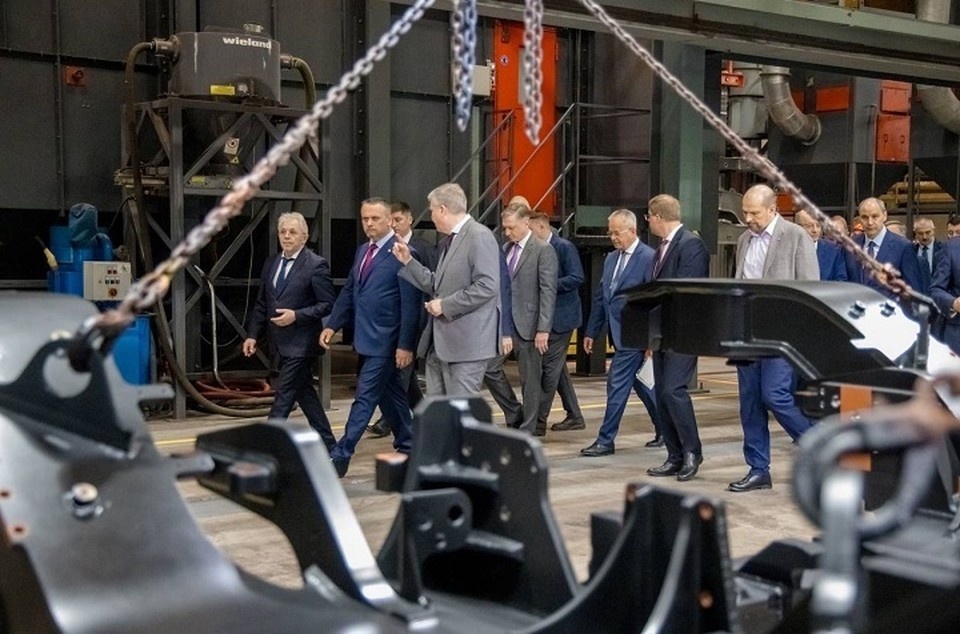    На заводе в Верхней Пышме собирают два первых высокоскоростных состава. Фото: telegram-канал губернатора Дениса Паслера