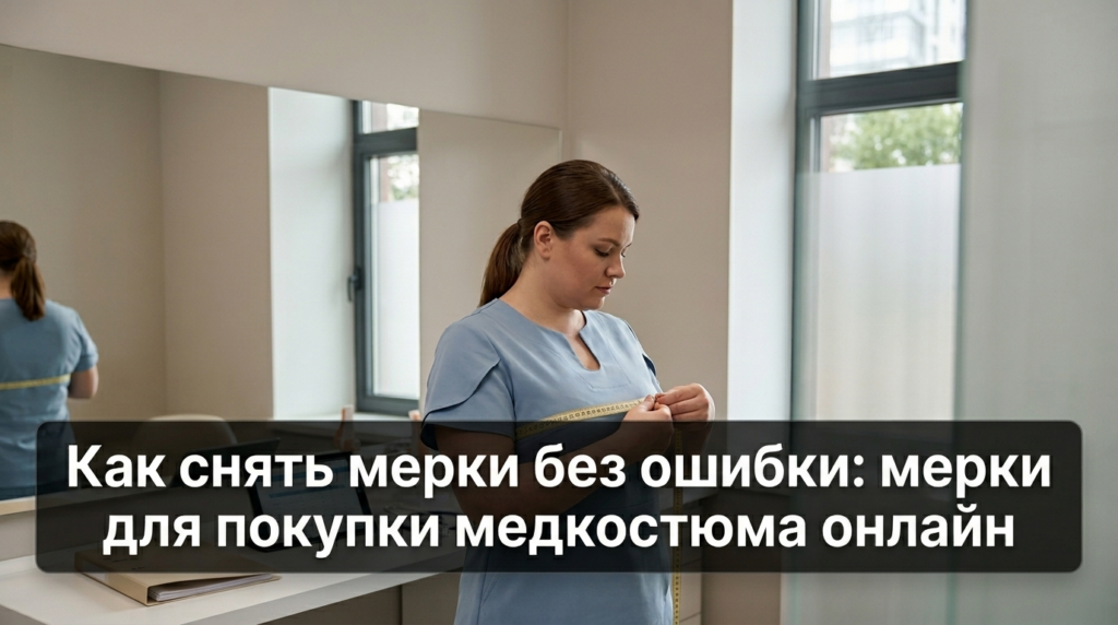    Пошаговое снятие мерок для выбора медкостюма в интернет-магазине. Medavibe