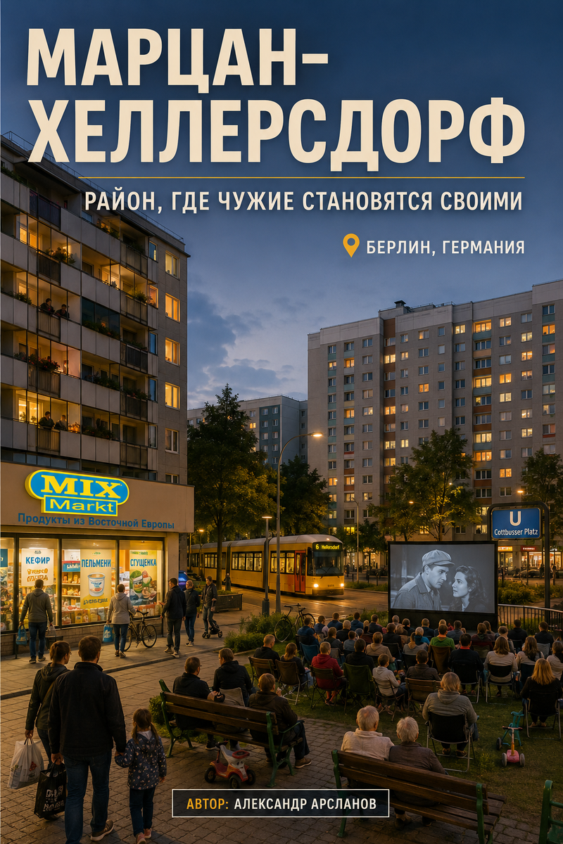 Марцан-Хеллерсдорф — район, где чужие становятся своими