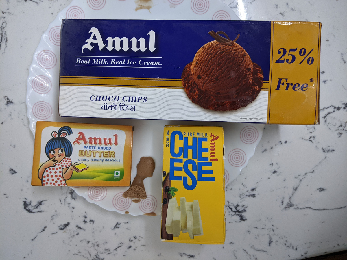 Соленое сливочное масло Amul
