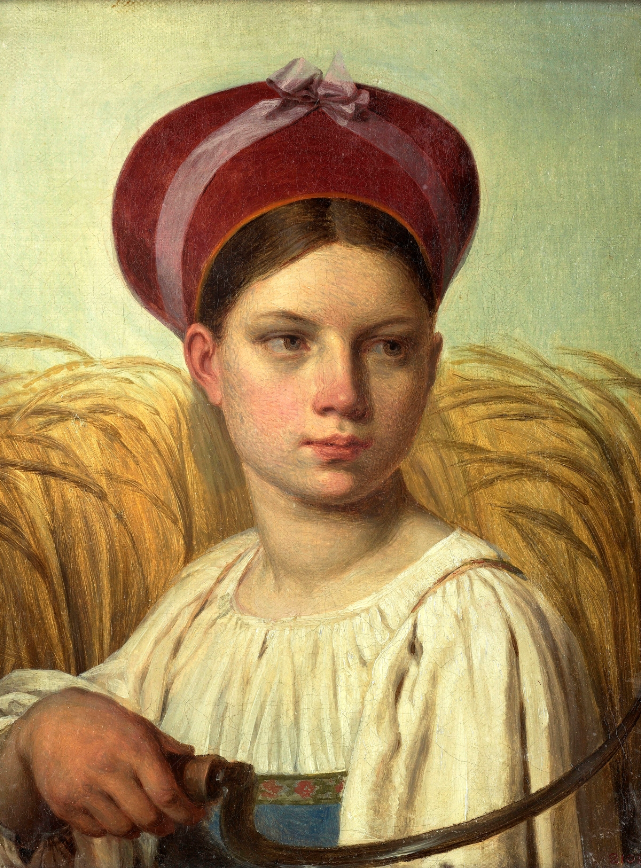 2. Алексей Гаврилович Венецианов (1780–1847) Жница 1820е.