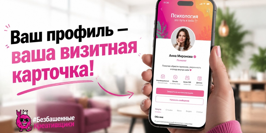 Как психологу оформить профиль в соцсетях, чтобы привлекать клиентов.