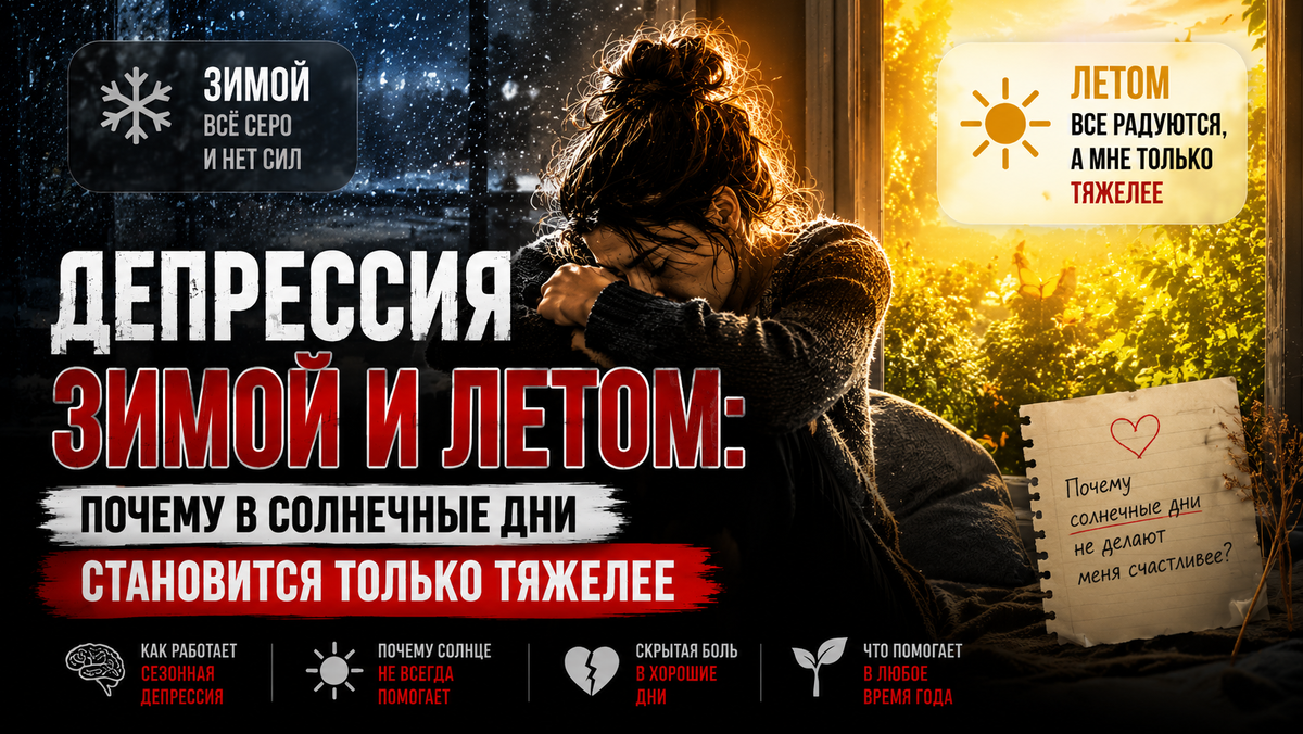 Депрессия и зимой и летом | Психокалипсис