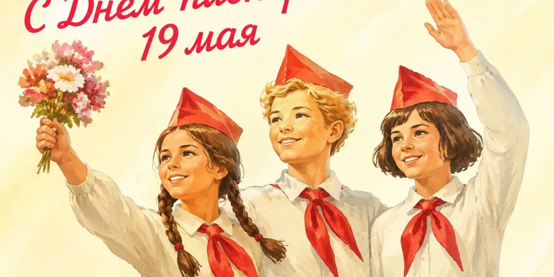 «Взвейтесь кострами, синие ночи». Открытки с Днём пионерии 19 мая 2026