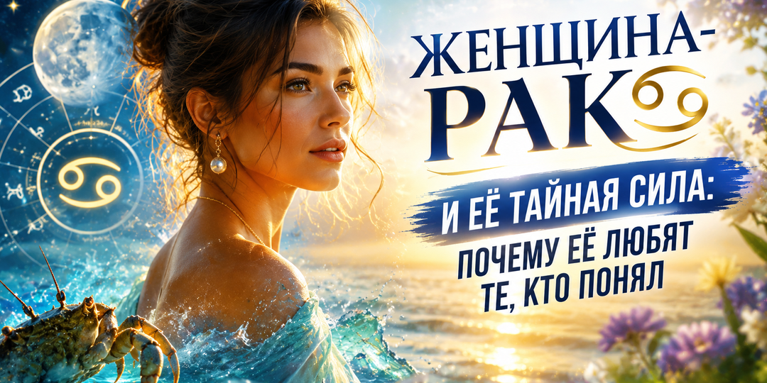 Женщина-Рак и её тайная сила: почему её любят те, кто понял