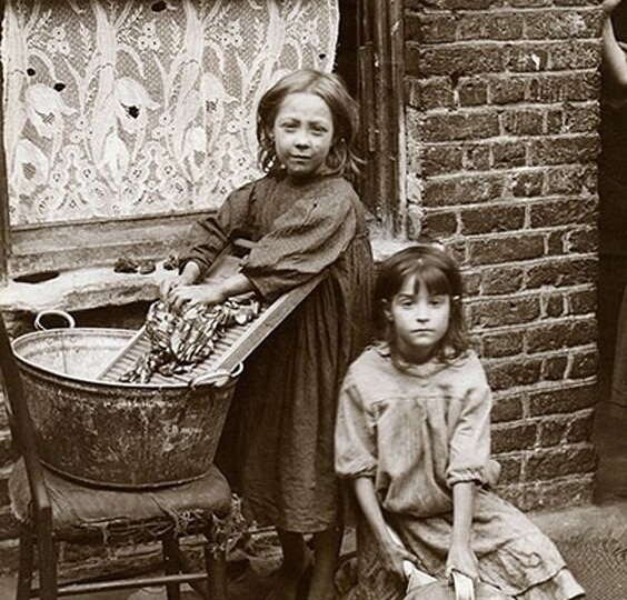 Бедные «Cпиталфилдские мальчики» на фотографиях Хороса Уорнера