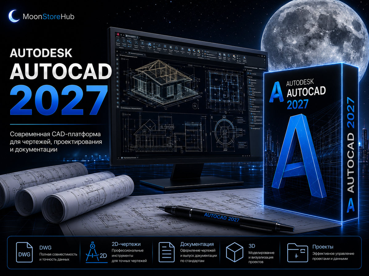 AutoCAD 2027 — современная CAD-платформа для чертежей, проектирования и документации.