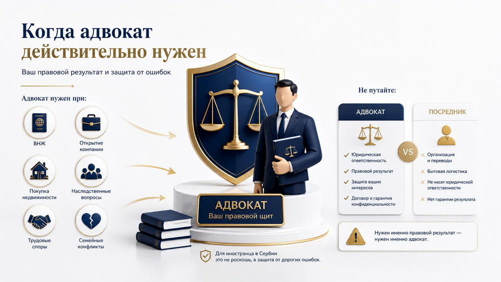 Как не потерять деньги на адвокатах в Сербии: инструкция для иностранцев