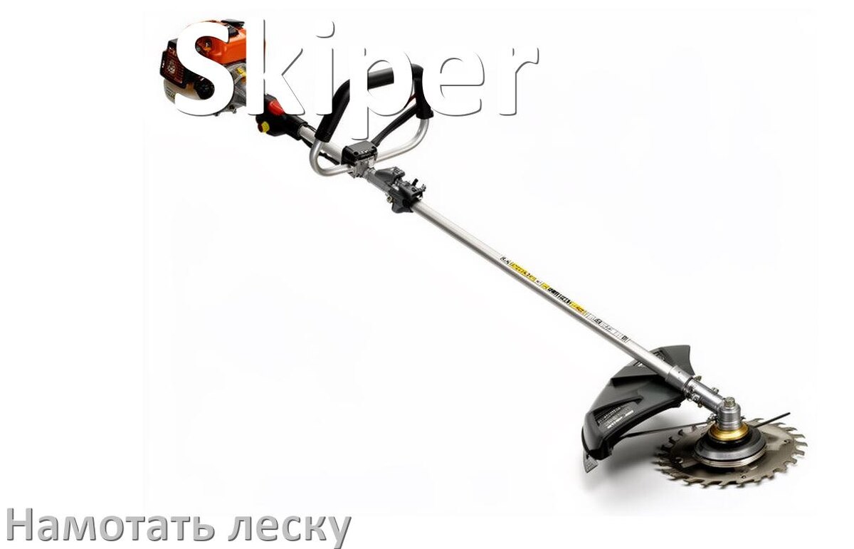 
Как в триммере Skiper намотать леску на катушку правильно