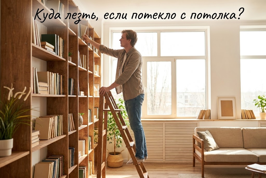    Как быстро найти и устранить протечку потолка. ecomebel