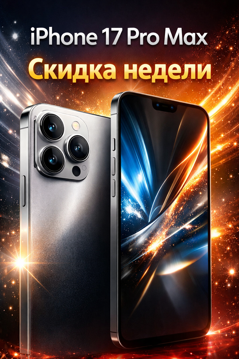Apple iPhone 17 Pro Max 256 ГБ, eSIM, Оранжевый