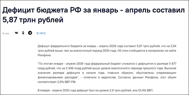   Скриншот сайта Российского союза промышленников и предпринимателей
