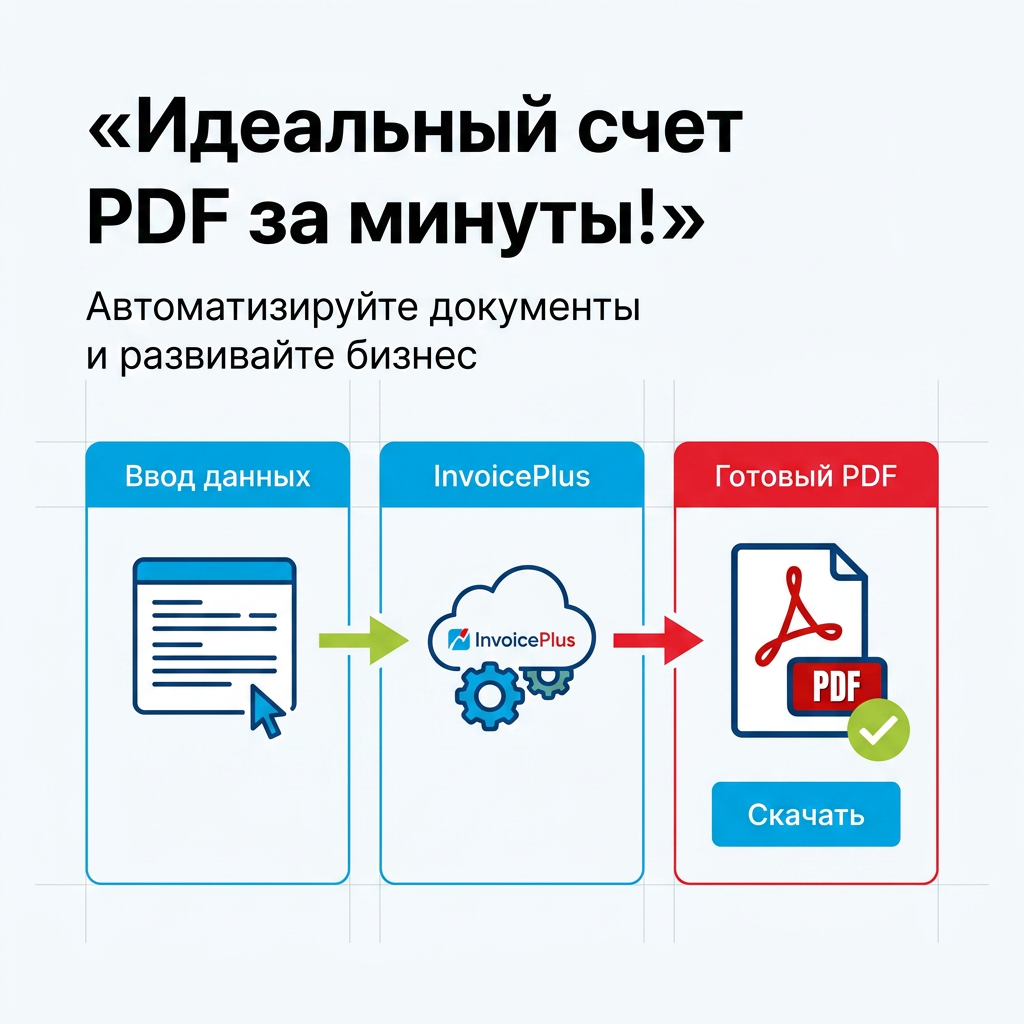    Создайте идеальный счет в PDF с InvoicePlus для бизнеса