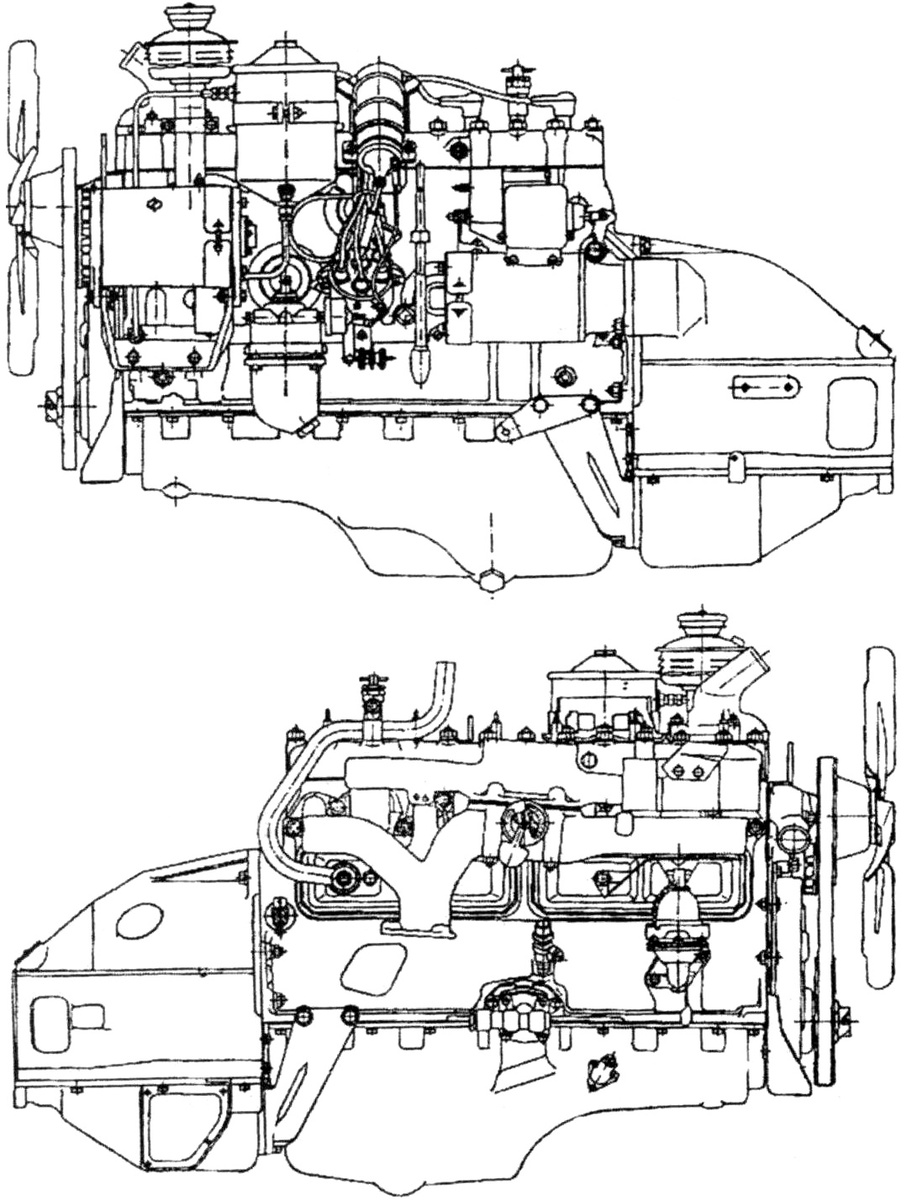 Двигатель ГАЗ-12 — «в девичестве» Dodge D5.
