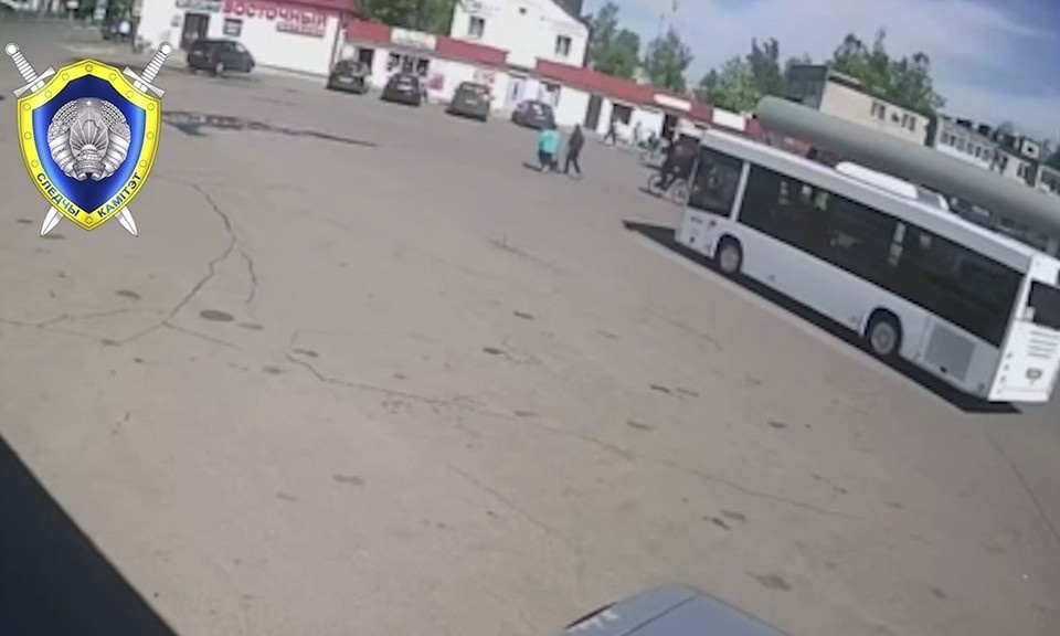    Трагедия произошла на автостанции в Чаусах 16 мая. Фото: стоп-кадр | видео СК.