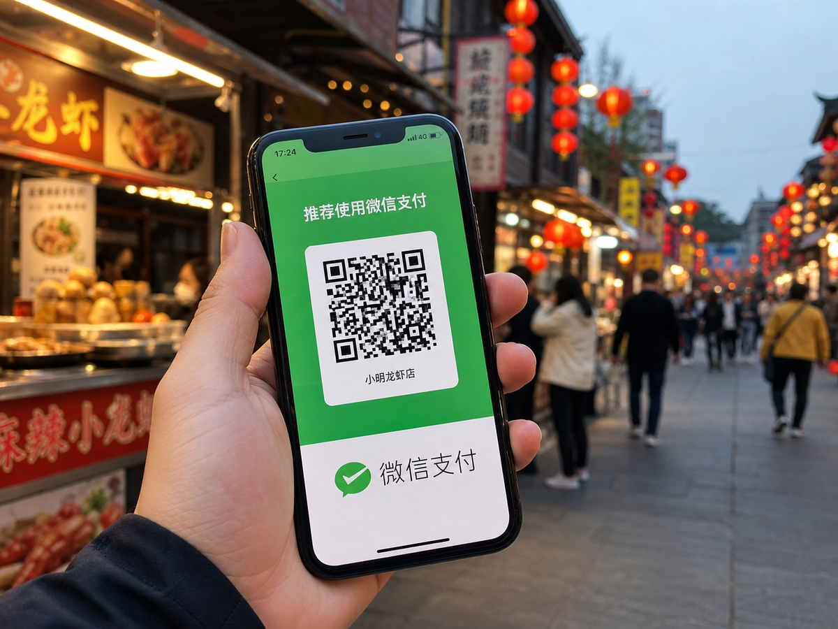 QR-код в Китае — это как наличные. Без WeChat Pay или Alipay будет неудобно буквально везде