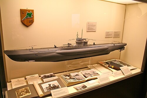 Модель U-96 в музее