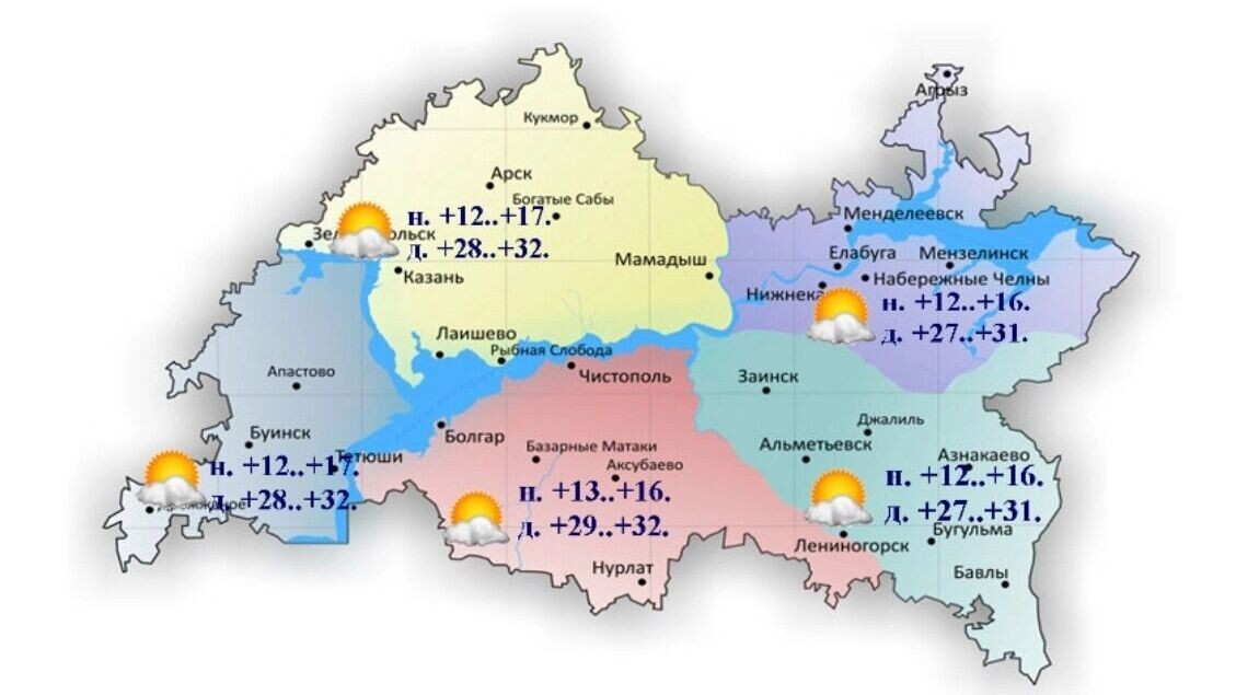    Погода в Татарстане   inkazan.ru