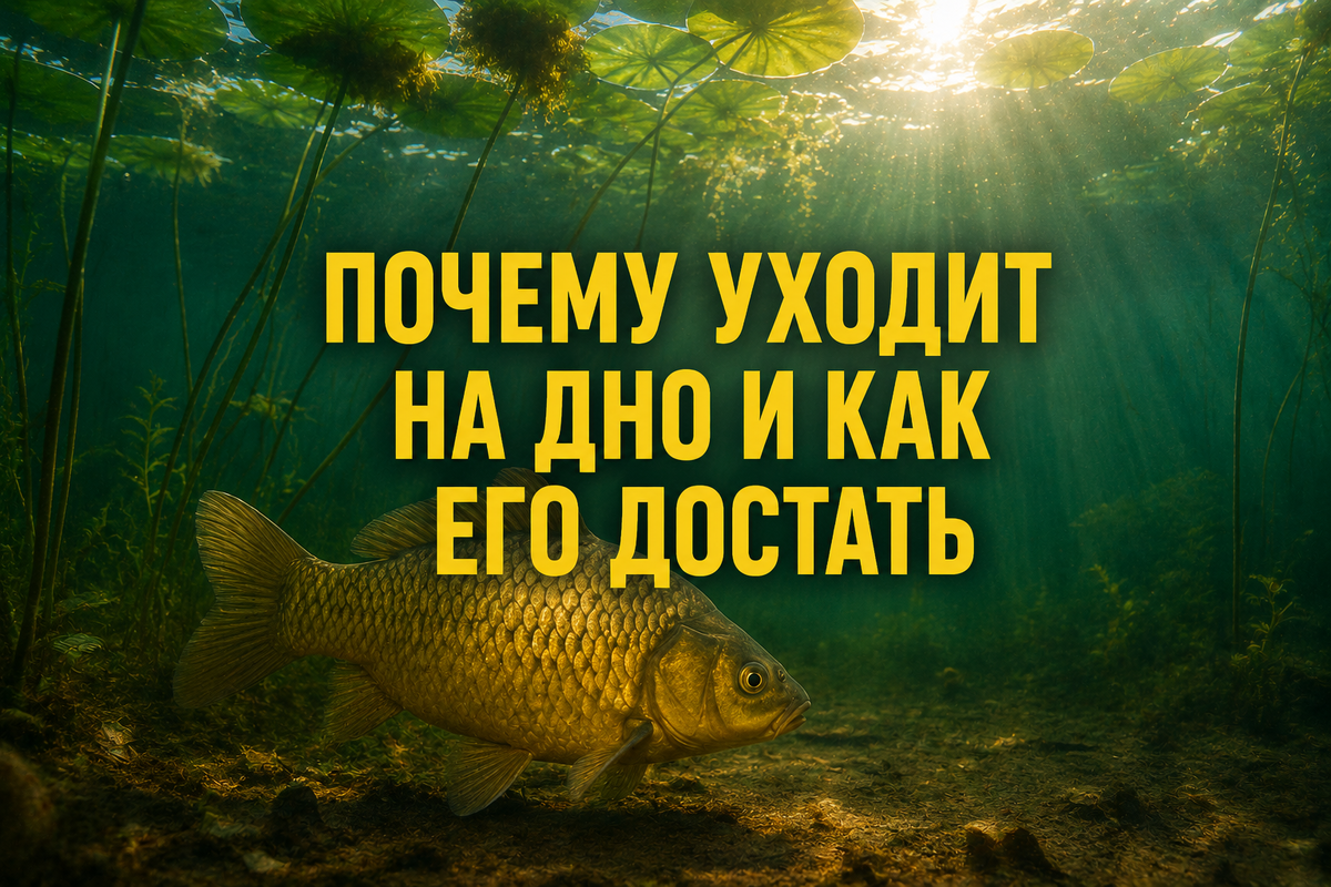 Летом карась резко меняет поведение — и большинство рыбаков продолжают ловить по-весеннему. Разбираю, куда он уходит в жару и как его всё-таки достать.