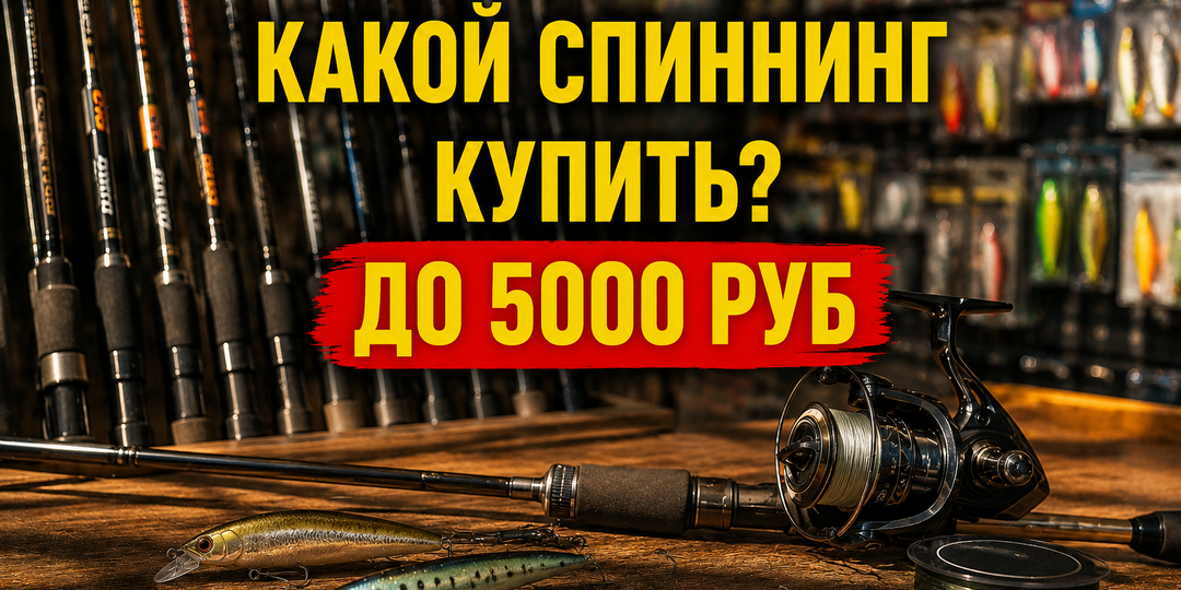Какой спиннинг купить до 5000 рублей — честный разбор