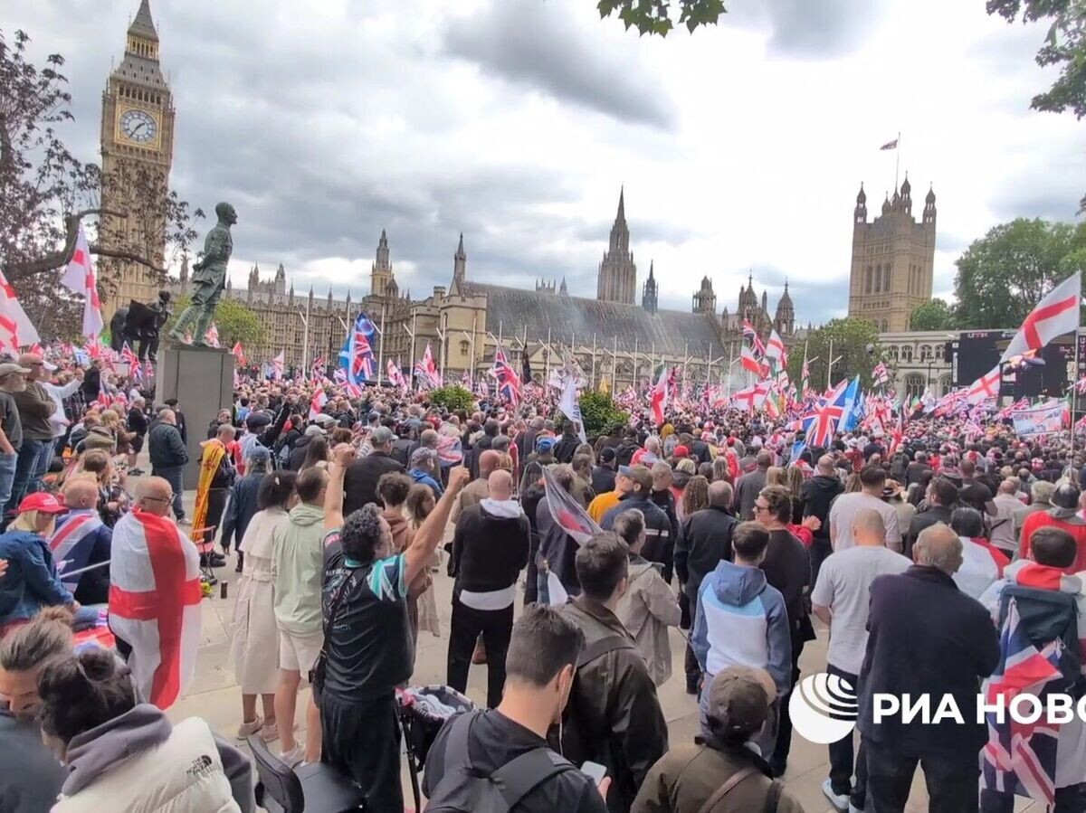    Митинг националистов у британского парламента | © РИА Новости