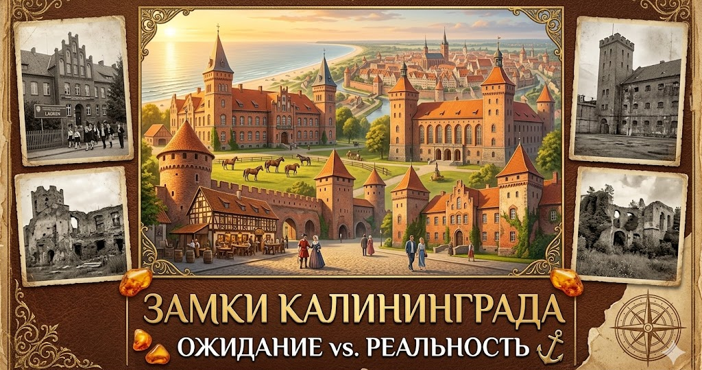 Замки Калининграда: ожидание и реальность