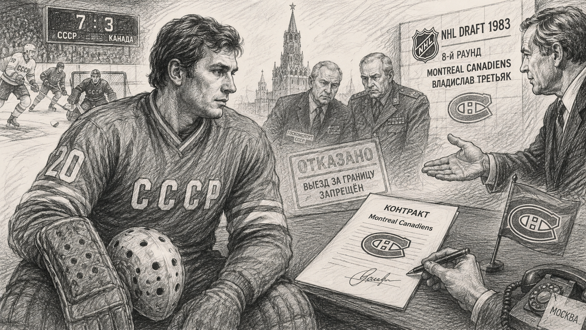 Владислав Третьяк мог стать легендой НХЛ ещё в 1980-х, но советская система решила иначе.
