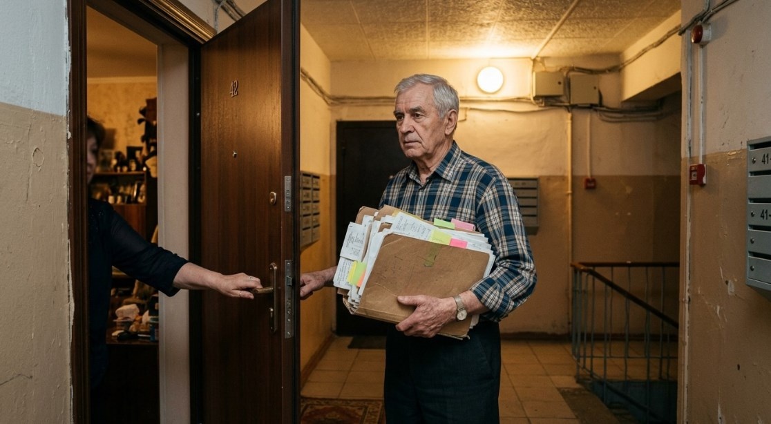 Сосед снизу два года молчал про потоп. Потом принёс папку с актами и квитанциями