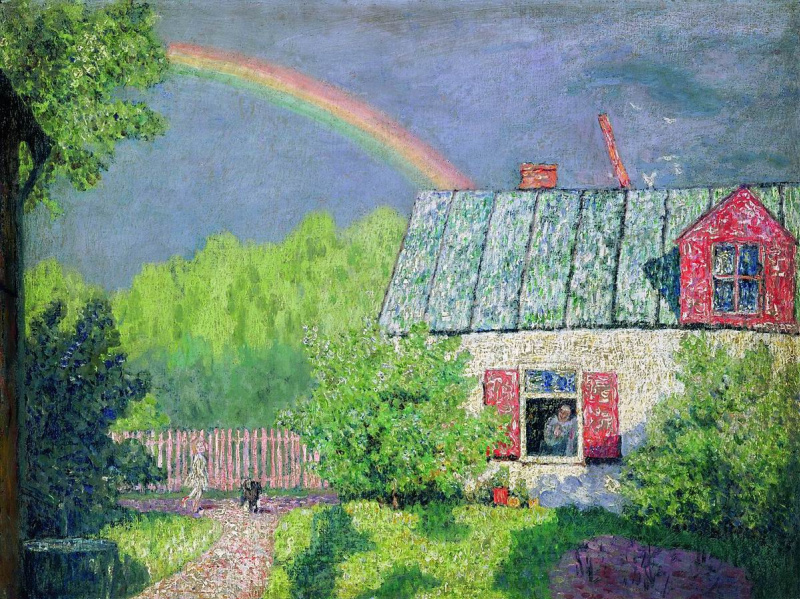 После весеннего дождя
Николай Петрович Крымов (1884–1958) 
 • Живопись, 1908, 53×71 см
